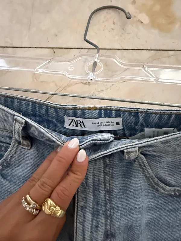 ZARA Denim Bermuda Shorts - Image 2