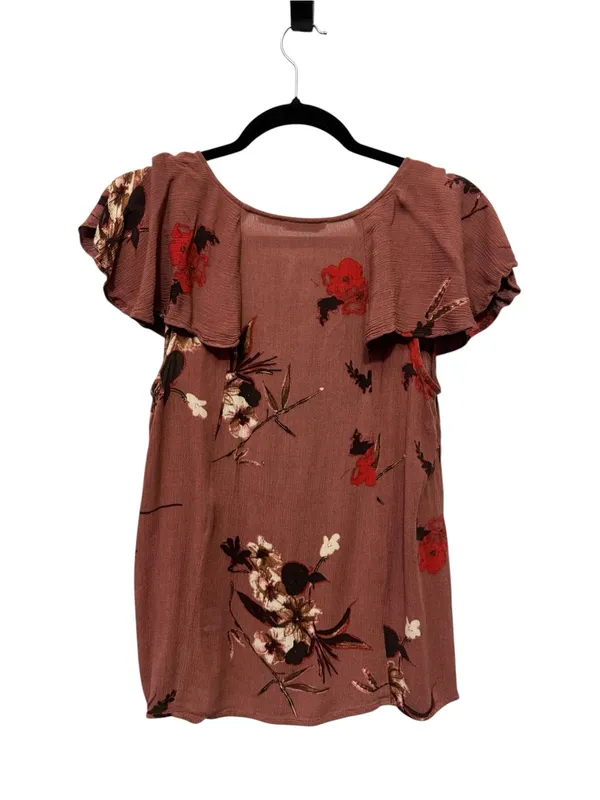 Blu Pepper Mauve Floral Blouse - Image 3
