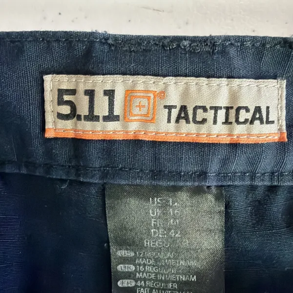 5 11 tactical Womens 12 Taclite pro ripstop navy blue pocket cargo pants - Image 11