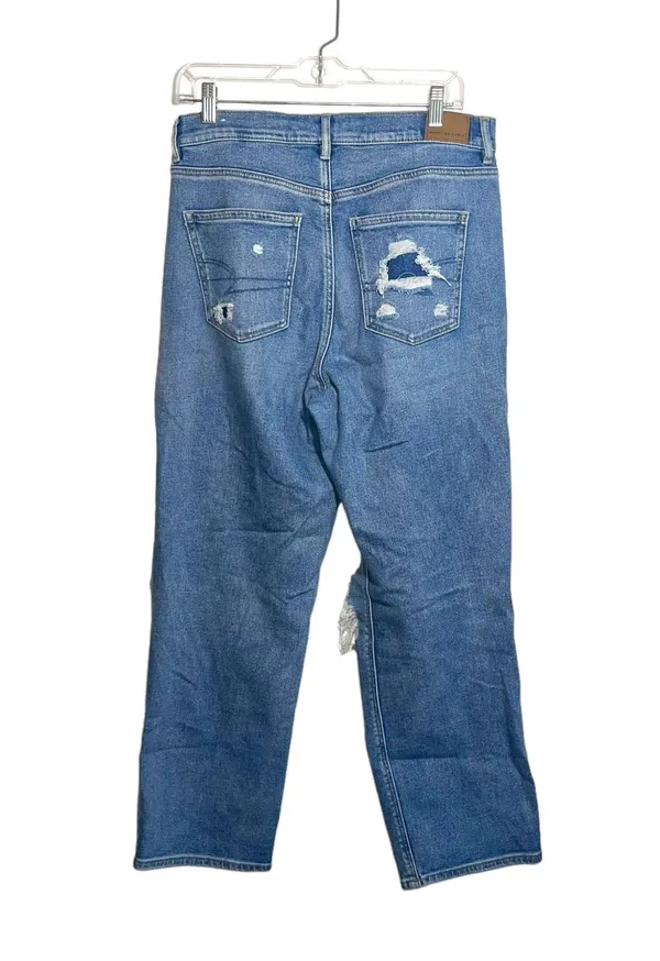 Light Wash Ripped Highest Rise 90’s Boyfriend Jeans - Image 6