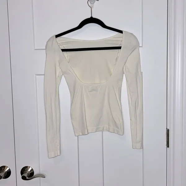 Free People NWOT Intimately FP Low-Back Seamless Long Sleeve - Image 4