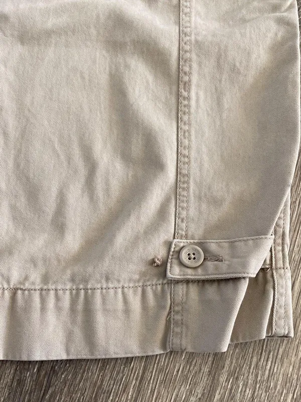 Old Navy Y2k baggy loose utility cargo pants khaki beige tan low rise 6 - Image 9