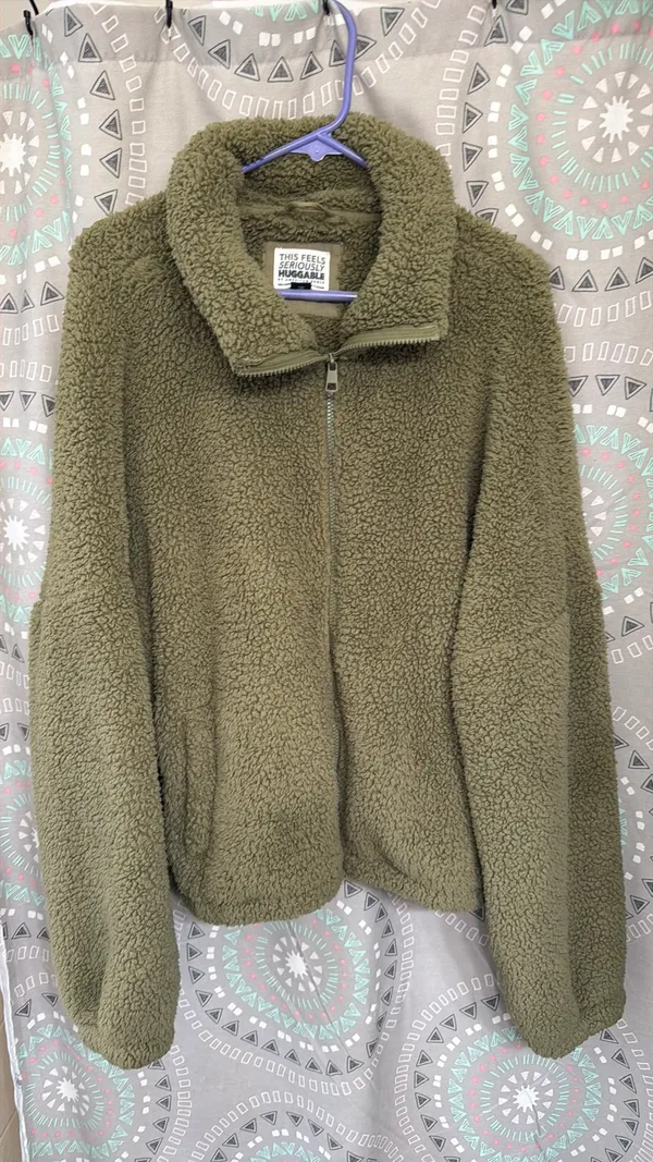 Aerie Sherpa Jacket Oversized - Image 3