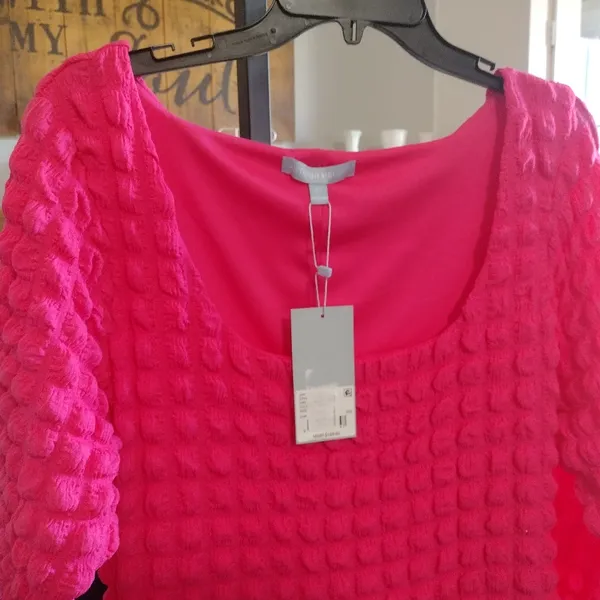 NEW Antonio Melani pink bubble smocked body con dress - Image 3