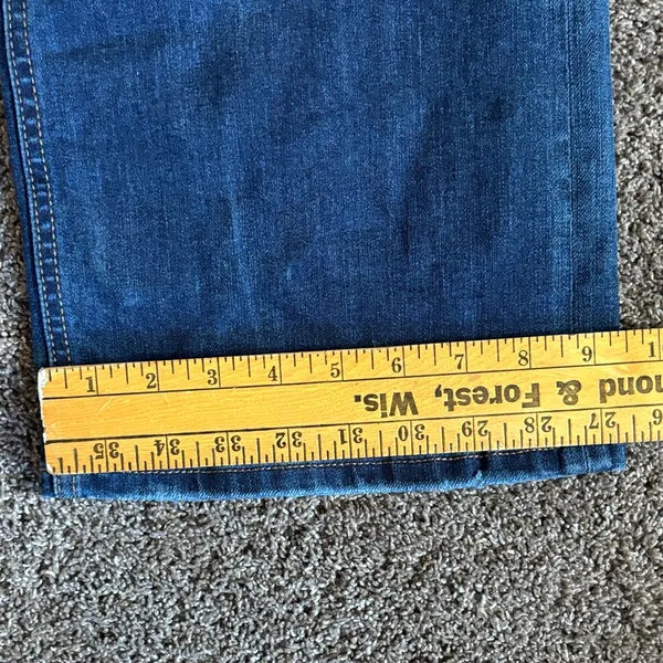 Time and Tru Dark Blue High Rise Boot Jeans - Image 4