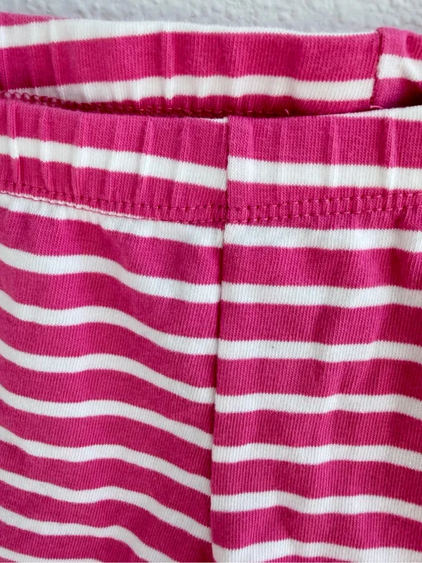 Brandy Melville pink & white striped shorts - Image 3