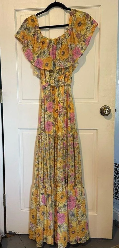 Vici You Glow Girl Floral Off The Shoulder Maxi Dress - Image 5