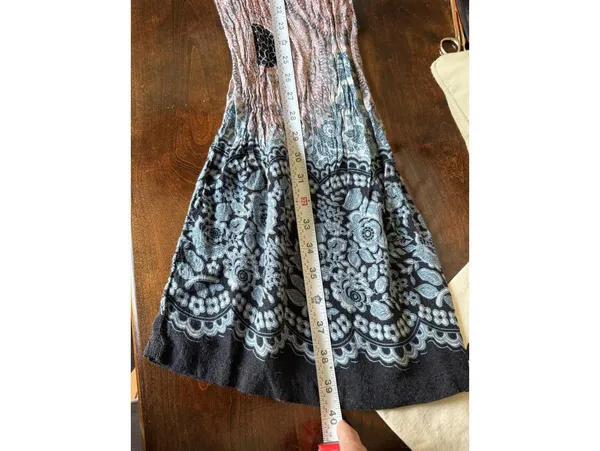 Gypsy Rose Bohemian Style Elastic Waist Palazzo Pants with Side Pocket - Image 10