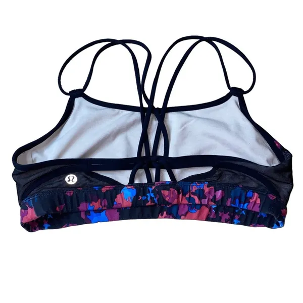 Lululemon Make A Move Multicolored‎ Strappy Sports Bra - Image 2