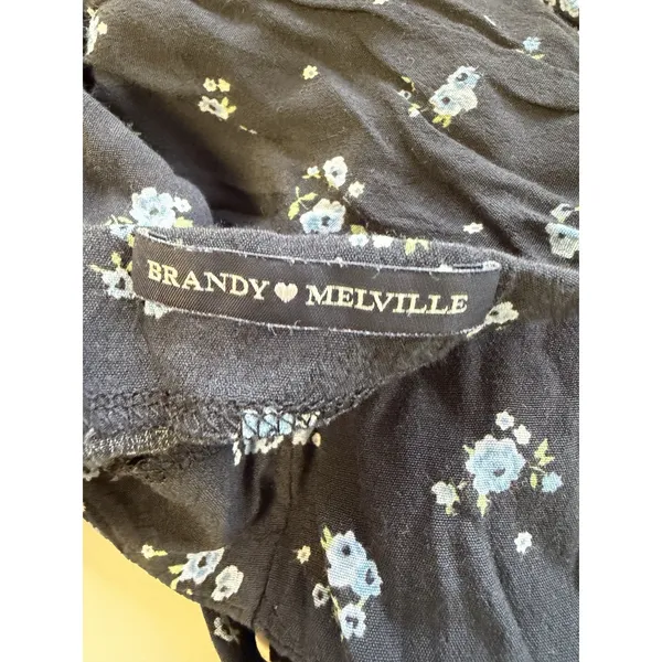 Brandy Melville Colleen Ditsy Blue Floral Midi Tank Dress 90s 2000s Soft Grunge - Image 5