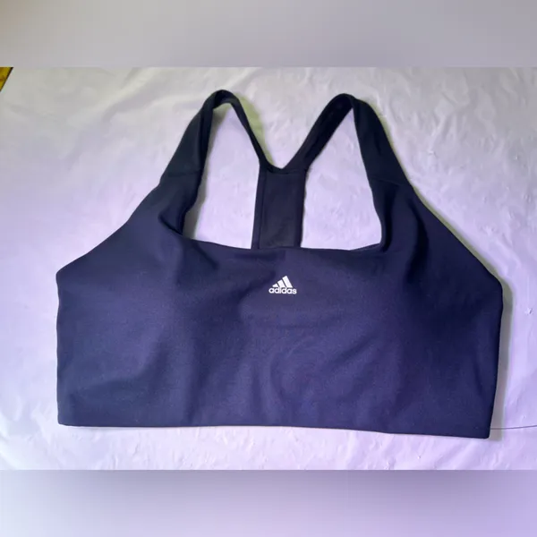 Adidas Women's Classic Black Sports Bra - Image 6