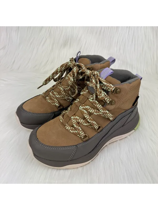 Teva Auroris Waterproof Hiking Boots Honey Brown Insulated Winter US 6 UK 4 - Image 8