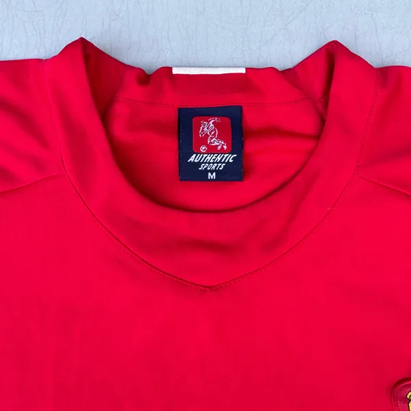 Vintage Manchester United Red Soccer Futbol 2007/09 Home Jersey T-shirt - Image 4