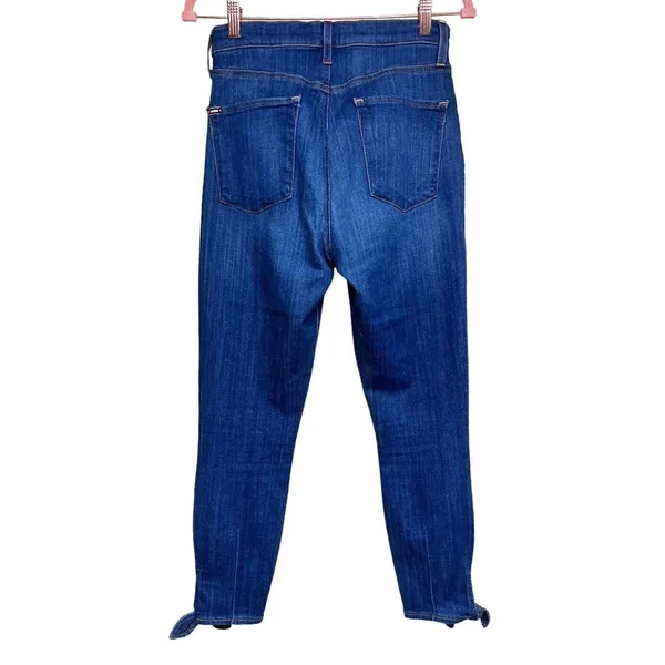 Alice + Olivia Good High‎ Rise Skinny Crop Ankle Tie Jeans Heart & Soul Size 28 - Image 2