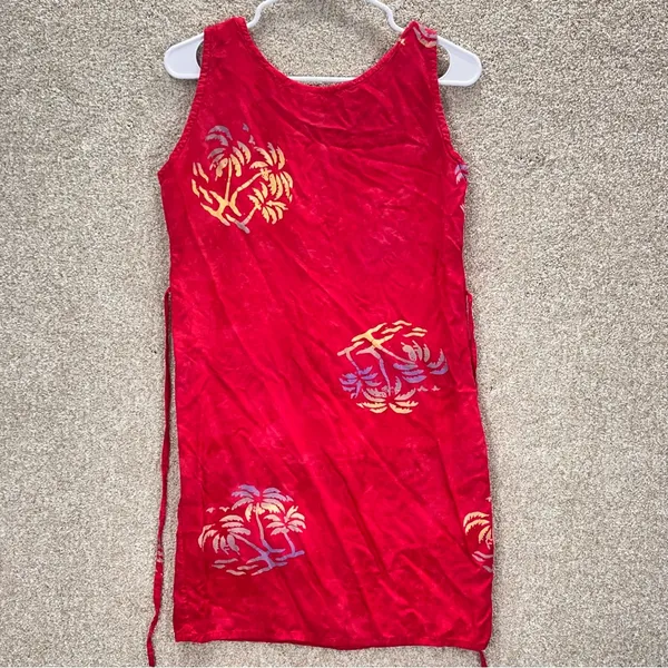 Imperfect vacation dress Max Mehra medium sleeveless tropical mini dress resort‎ - Image 2