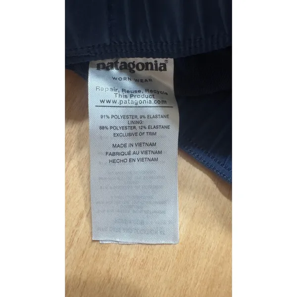 Patagonia Happy Hike Skort Womens XS Navy Blue Wrap Front Active Hiking Skirt‎ - Image 6