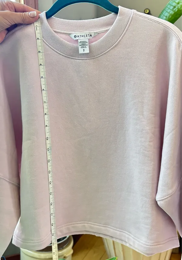Athleta crop sweatshirt Pink - Image 4