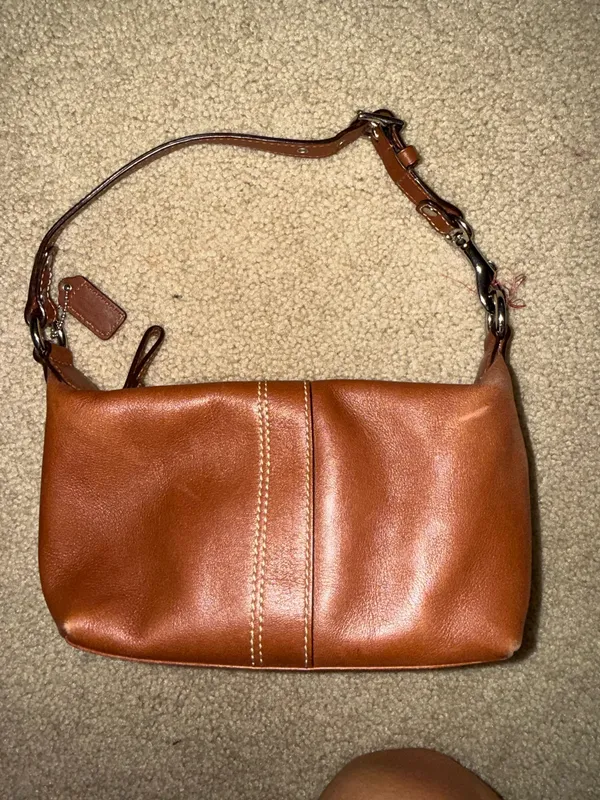 Brown coach vintage shoulder bag  - Image 3
