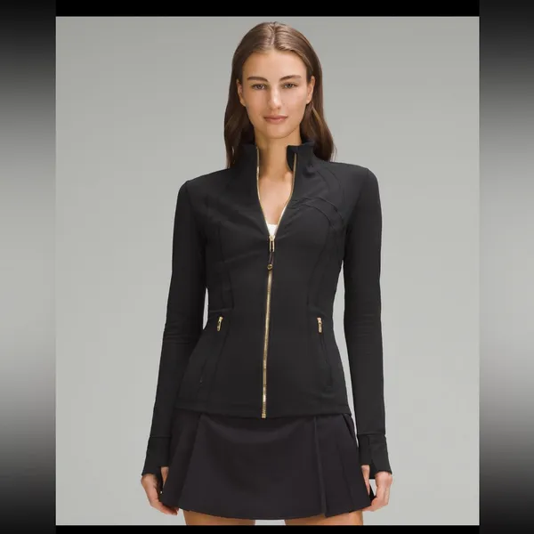 NWT Lululemon Define Jacket Nulu / Black/Gold 6 - Image 2