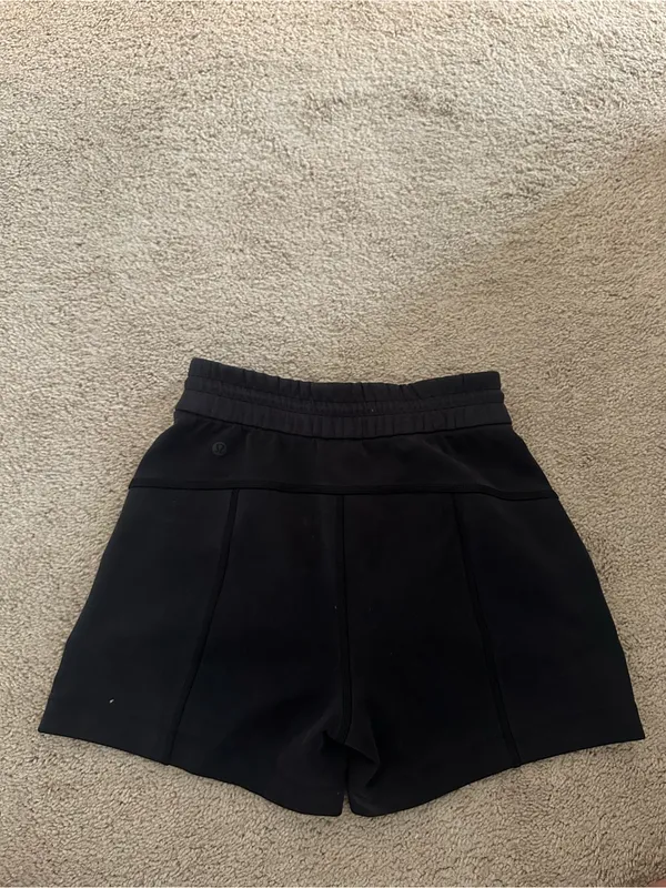 lululemon athletica Black Athletic Pull-On Shorts Softstreme material - Image 2