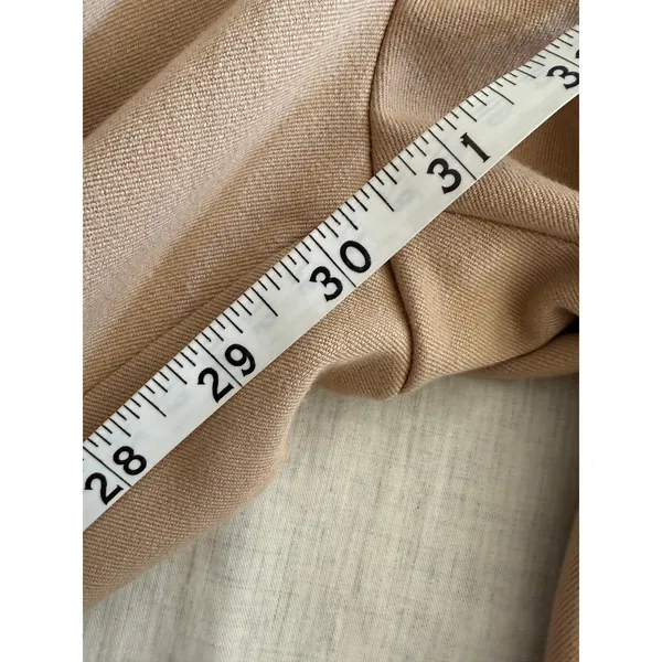Favorite Daughter The Favorite Pant Pleated Wide Leg High Waist Beige Trouser 2 - Image 9