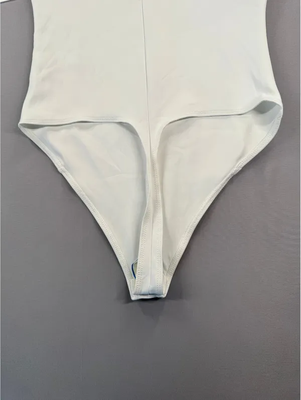 Good American White One Piece Bodysuit Size L NEW - Image 7
