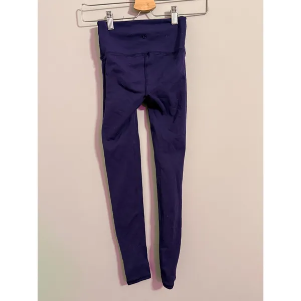 Lululemon Align High Rise Leggings‎ Navy Blue Seamless Workout Athleisure Size 2 - Image 2