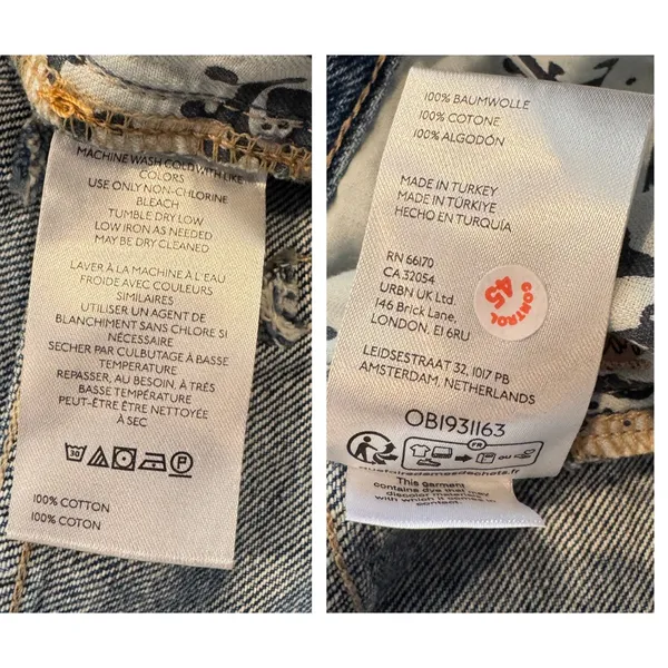 NWT Free People Ghost Town Long Denim Short Size 29 - Image 10