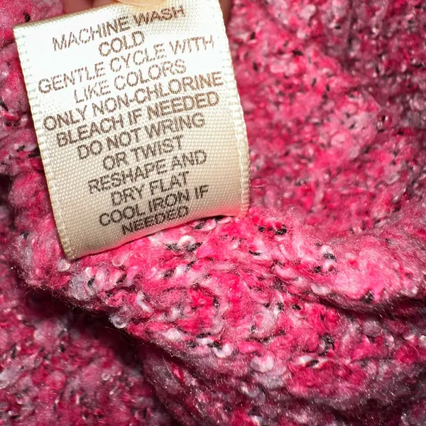 Sincerely Jules Pink Textured Knit Sweater XS - Image 7