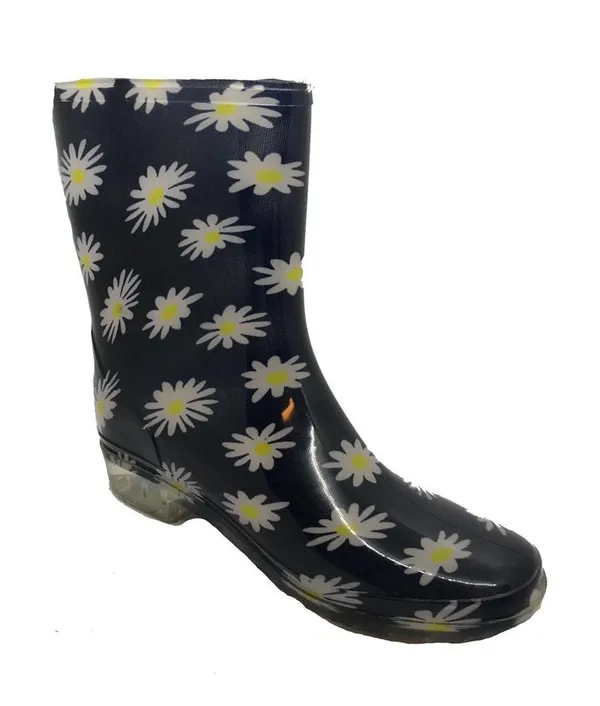 Daisy Floral Rain boots Size8 - Image 3