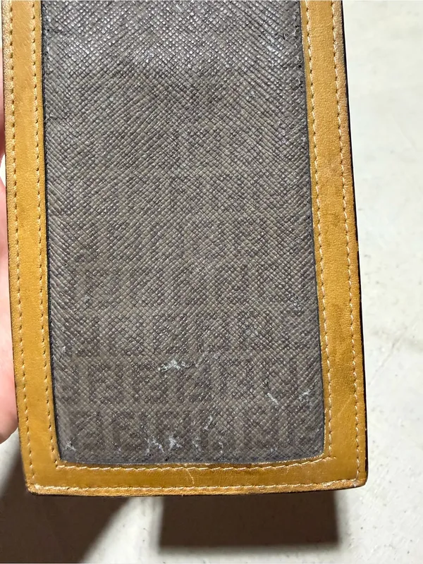 Fendi Brown Monogram sunglasses case Pouch - Image 3