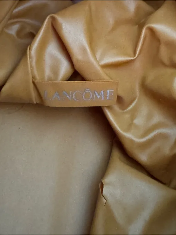 Lancôme Cognac Tan Large Vegan Leather Oversized Tote Shoulder Bag - Image 7