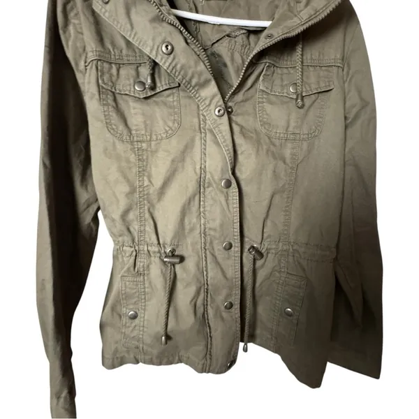 Ashley By 26 International Utility Collection Olive Green Women's Jacket Sz XL - Image 2