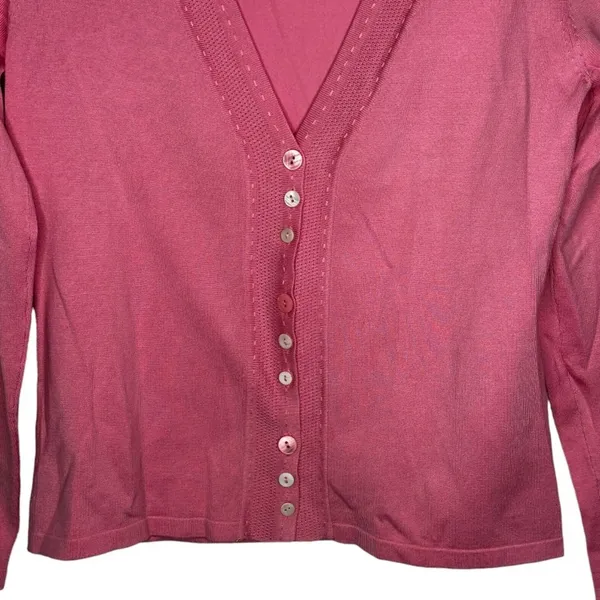 Bianca Pink Cardigan‎ Sweater - Image 3