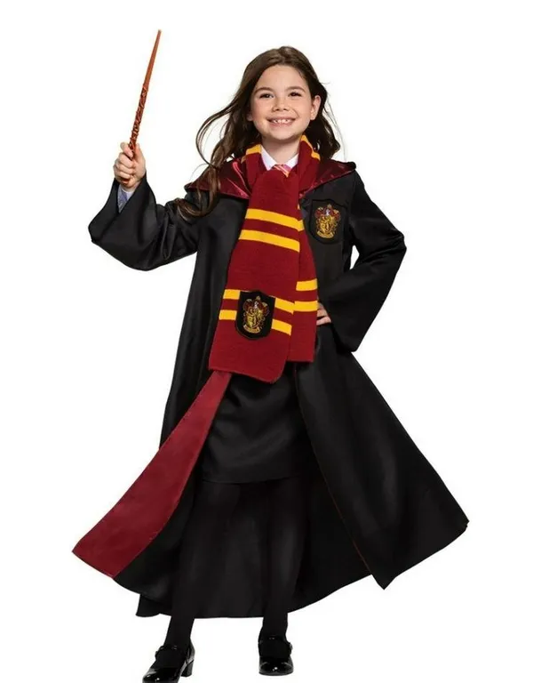 Harry Potter NWT gryffindor scarf knitted heavy weight hogwarts univeral stuido - Image 2