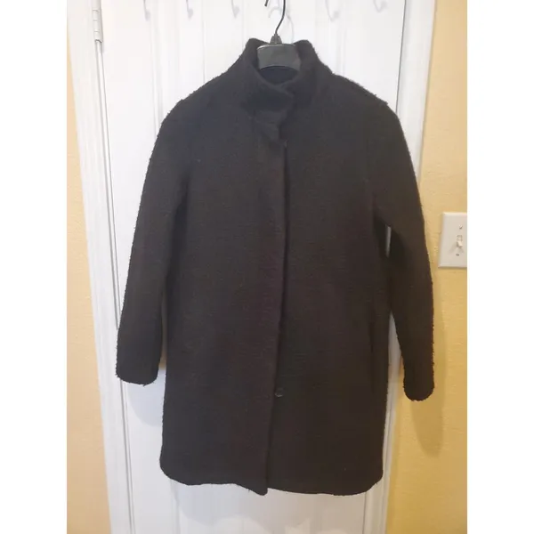 Old Navy Women’s Coat Soft Shell Hidden Button Front Size M Medium - Image 2