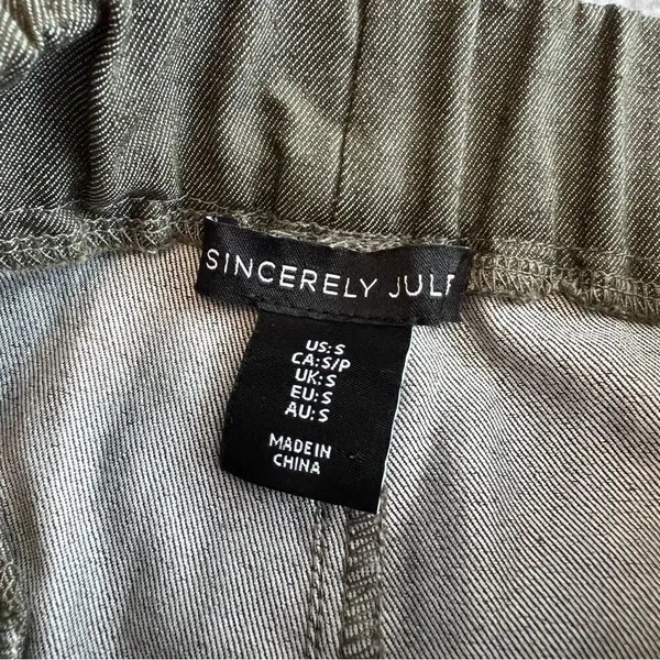✨ Sincerely Jules Women’s Green Cargo‎ Pants Small - Image 6