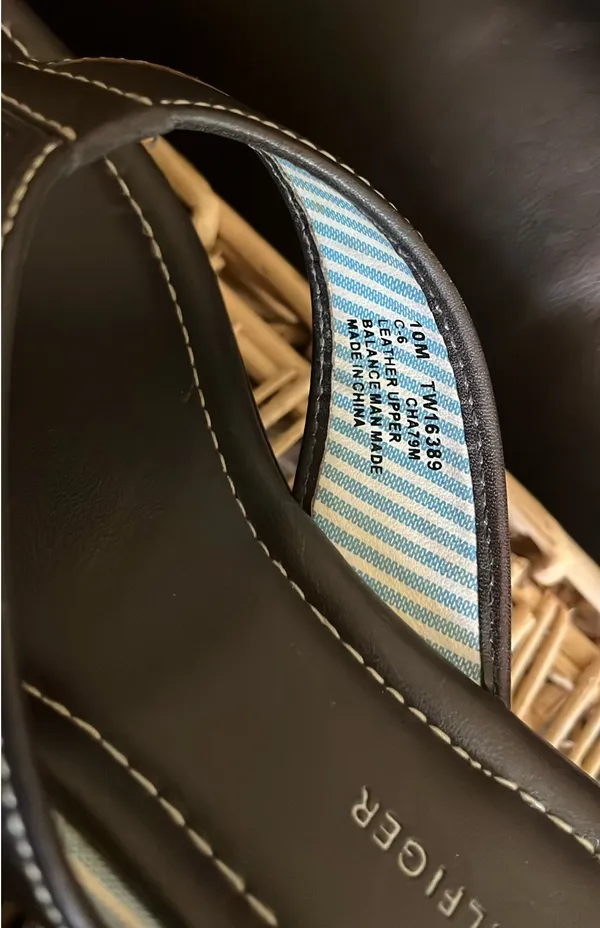 Tommy Hilfiger Leather Sandals Brown - Image 4