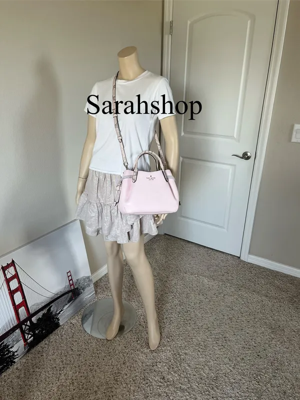Kate Spade Dumpling Pebble and Snake Embossed Small Satchel Bag - Image 6