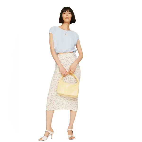 Sky Blue Women's Crop Top - Image 3