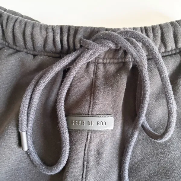 Fear of God Essentials Womens Black Fleece Streetwear Sweat Shorts Size XXS - Image 2