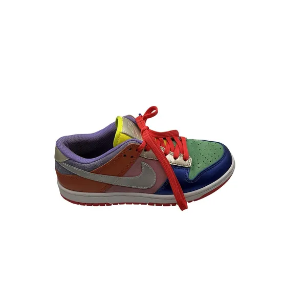 Nike Dunk Low SE Patchwork Multi-Color‎ Sneakers DN0855-600 Womens Size 7 - Image 2