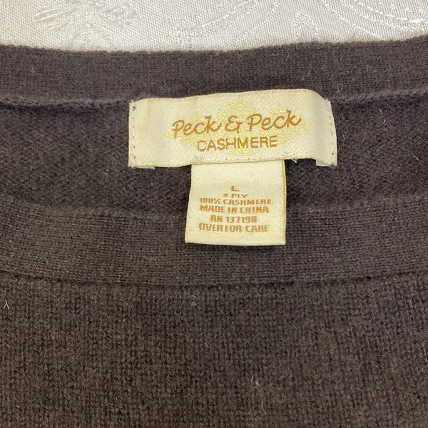 Peck & Peck cashmere blouse L - Image 9