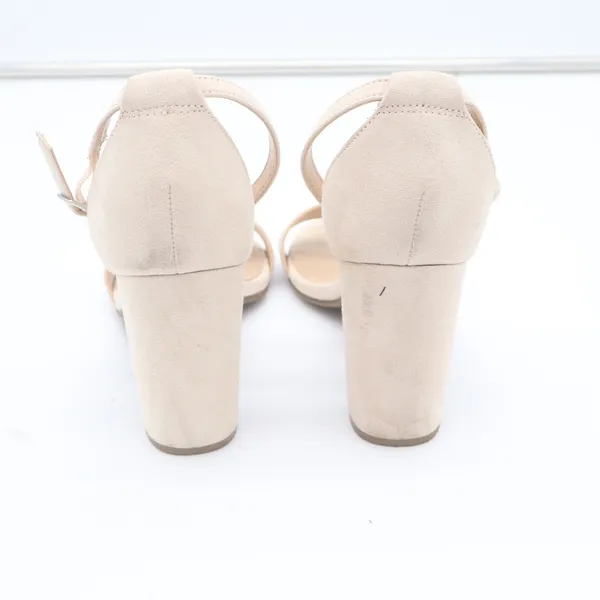 Indigo Rd Bradlee Beige Faux Suede Block Heel Ankle Strap Sandals Mens 7.5M - Image 5