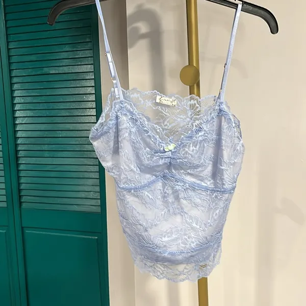 FREE PEOPLE NWT Lacey Essential Cami / Kentucky Blue - M - Image 5