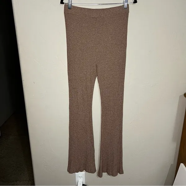 Alix NYX Delaney Revolve Ribbed High‎ Rise Pull On Flare Pants - Image 2