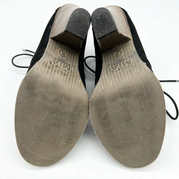 MIA Shawna Heeled‎ Bootie Womens 8 Faux Suede Bohemian Minimalist Fall Retro - Image 11