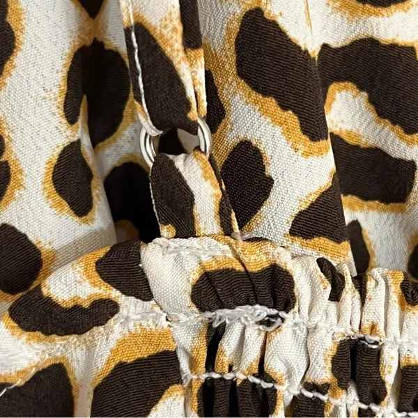 Women's Love Tree Leopard Print Strappy Sleeve Summer Slip Dress Size Large‎ - Image 12