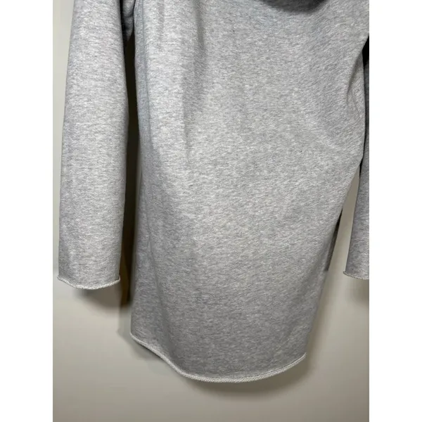 ATHLETA‎ Sweatshirt Cotton Blend Hoodie Grey Long Athleisure Workout Size Small - Image 9