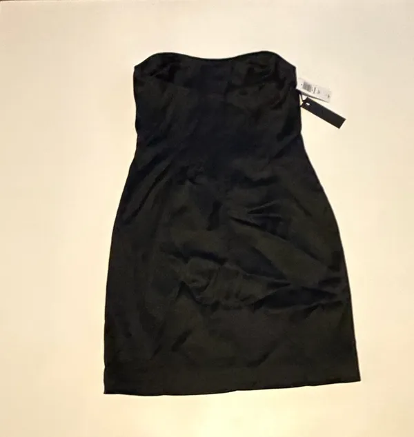 Aritzia Ten by Babaton Revenge Satin Black Dress - Image 5
